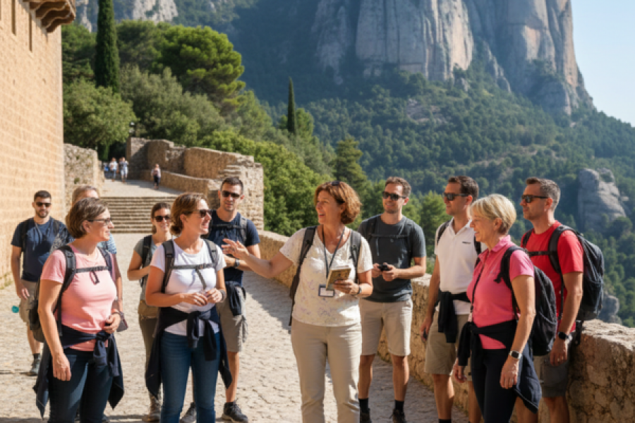 Barcelona to Montserrat Guided Tour with Tickets Included